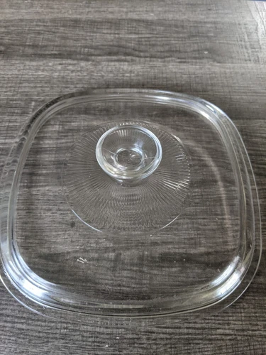 Corning Ware Clear Lid Pyrex A-9-C Casserole LID SUNBURST CENTER FREE USA SHIP