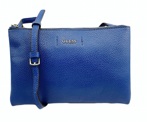 guess navy handbag