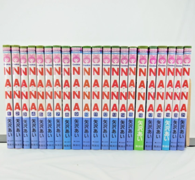 NANA Vol.1-21 Complete Manga Set by Ai Yazawa Japanese Comics No
