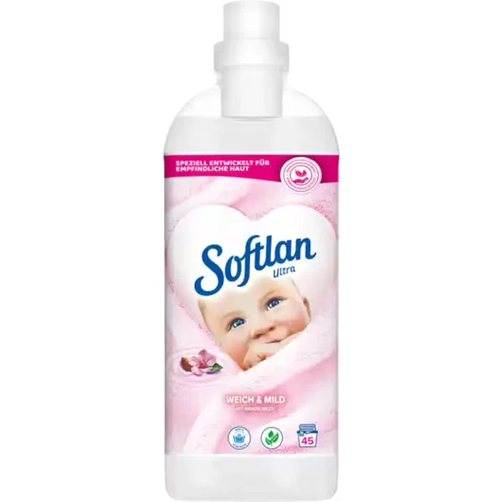 Softlan Baby Sensitive fabric softener: SOFT & Mild (45 washes) -FREE SHIPPING