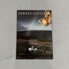 Vintage Dewar's White Label Scotch Print Ad 1993 Color Advertisement