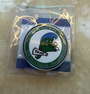 2025 2026 CFP Playoff First Round Coin Tulane vs Ole Miss Rebels 12/20/25 Rare