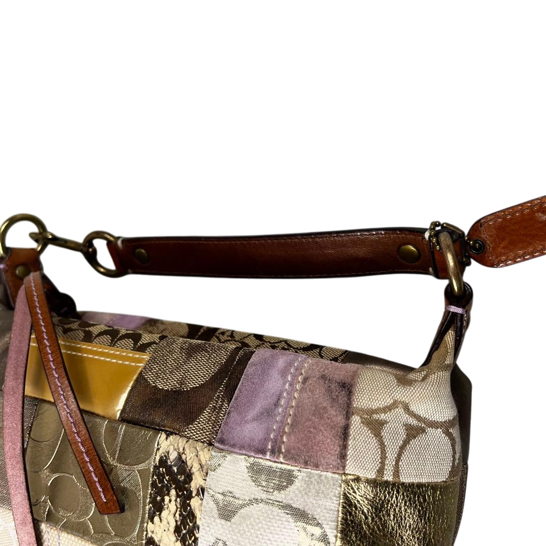 COACH Patchwork Accessory Pouch Mini Shoulder Bag… - image 7