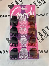 Goody Small Claw Clips 12ct NEW Slideproof 3 colors