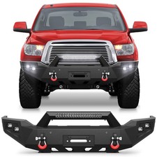 For 2007-2013 Toyota Tundra Front Bumper Steel With Led Light Bard-ring Winch For 2007-2013 Toyota Tundra Front Bumper Steel With Led Light Bard-ring Winch