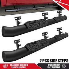 For 2009-2018 Dodge Ram 1500 Crew Cab Side Step Curved Running Board Nerf Bar