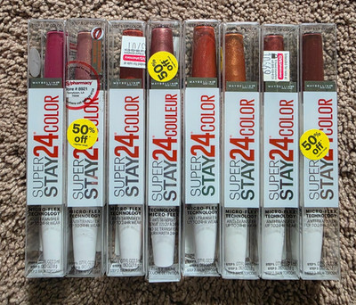 Maybelline Super Stay 24 Color 2-Step Liquid Lipstick Various Shades