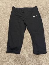 Nike Team Youth Baseball Pants Black Athletic Sportswear Size S