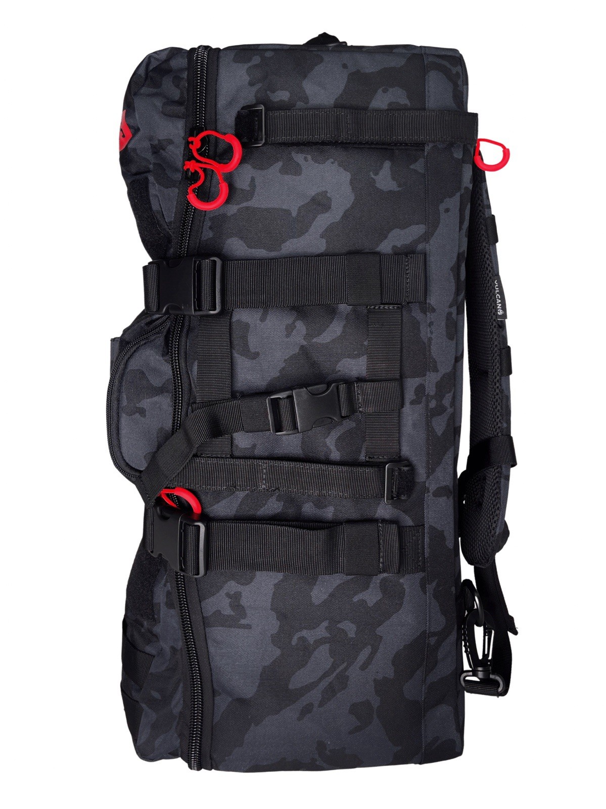 Vulcano Paintball Backpack - Fire 1.5 Black Camo/Red