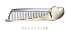 ReFa HEART COMB Aira champagne Gold Hair Comb Compact Lightweight