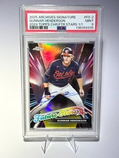 2025 Topps Archives Signature Series Gunnar Henderson Future Stars Auto 1/1