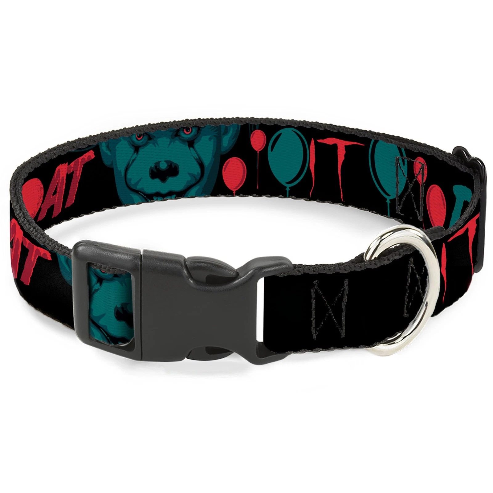 Warner Bros. Horror Movies Pet Collar, Dog Collar Plastic Buckle, It Pennywise F