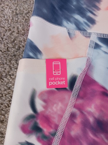 Marika Womens Activewear Leggings Medium Peach Nectar Polyester Blend NWOT - Picture 4 of 11