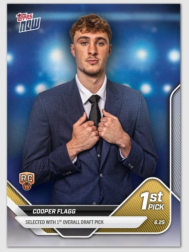 Cooper Flagg #D1 2025 Topps Now card