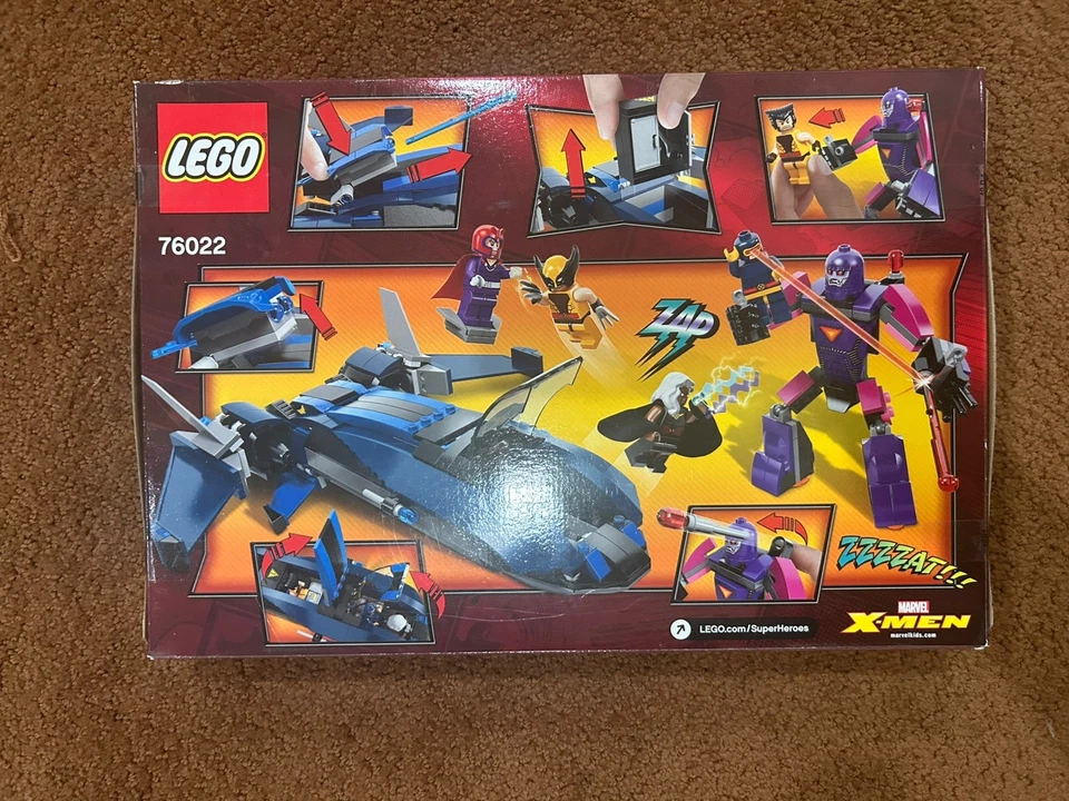 LEGO Marvel: X-Men Vs. the Sentinel (76022) Damage Box, Retired Set - Image 2 of 4