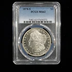 1878-S Morgan Silver Dollar $1 PCGS MS62