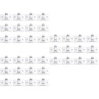 36 Stück selbstklebende Kabelhalter, Drahtklemmen, Management-Clips für das