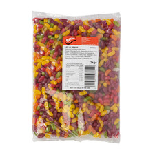 3kg Barratt Mixed Fruit Jelly Beans Catering Size Bulk Bag Sweets