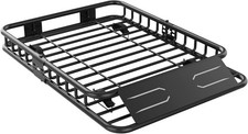 46"x36'' Roof Rack Car Cargo Rack Carrier Basket Rooftop Luggage Holder 200LBS🔥