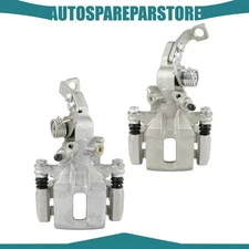 Rear Brake Calipers w/Bracket Pair For 1991-1997 Honda Accord Sedan L4 2.2L