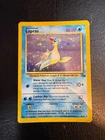 Pokemon WOTC 1999 Fossil Base Set Lapras Rare HOLO Vintage Pokemon Card