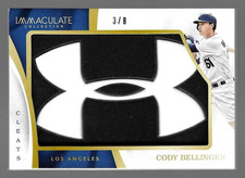 Cody Bellinger 2017 Panini Immaculate Collection Memorabilia Jumbo Cleats 3/8