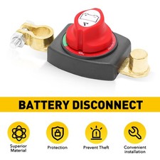 12V-48V 300A Battery Master Disconnect Switch Fit Cars Boat RVs Campers Isolator
