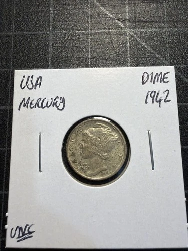 Usa Mercury Dime 1942 P Unc
