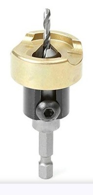(x2) 82 Degree Countersink Drill Bit Carbide Tip w Adjustable Depth Unbranded