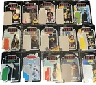 15 Vintage Star Wars Cardback  Kenner Leia Luke Lando Lumat Solo ROTJ ESB