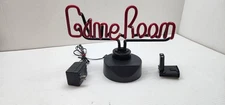 VINTAGE REAL RED NEON GAME ROOM SIGN TABLE TOP WALL MOUNT NEONETICS RARE WORKS