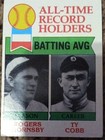 Photo of 1979 Topps #414 All-Time Record Holders: Batting Average (Rogers Hornsby