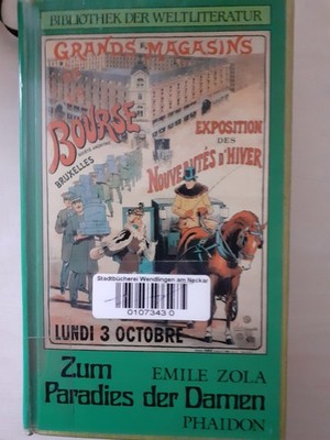 Zola - Paradies der Damen - Roman, Paris