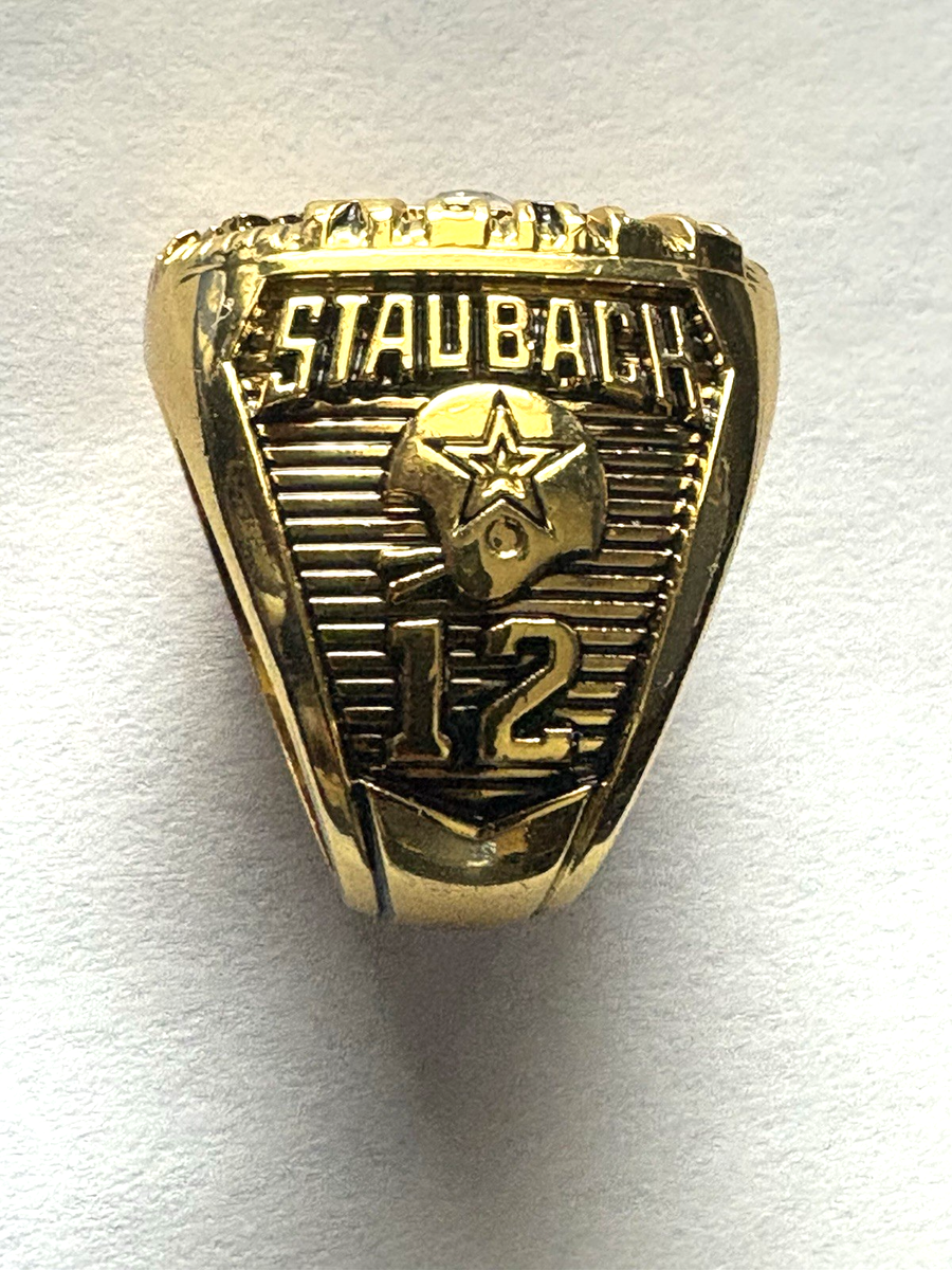 1971 Dallas Cowboys World Championship Ring Roger Staubach | eBay