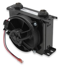 Earls Ultrapro Oil Cooler W Fan Pack - 19 Rows - Narrow Cooler - Part Fp219er