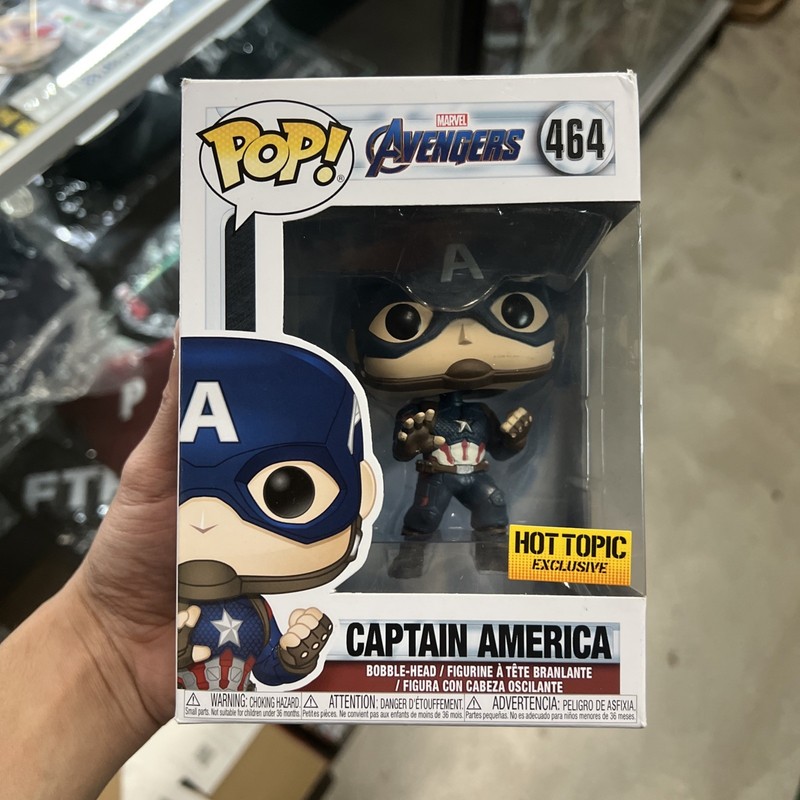 Funko Pop! Vinyl: Marvel - Captain America - Hot Topic (Exclusive) #464