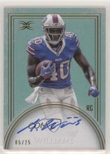 2015 Topps Definitive Collection Rookie Green 5/25 Karlos Williams Auto 04tw