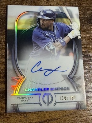 CHANDLER SIMPSON 2026 Topps Tribute #TA-CSI Tribute Autographs Silver Auto /199