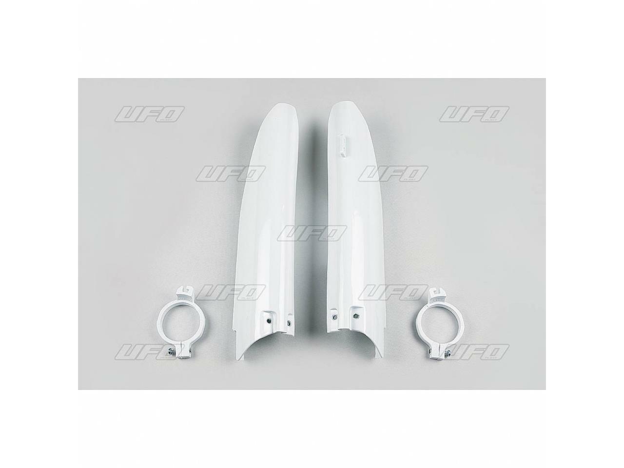 Protection de fourche UFO blanc haute résistance pour Suzuki RM250 cross
