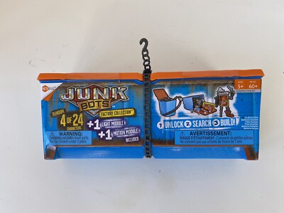 HEXBUG JUNKBOTS Factory Collection Industrial Dumpster 4 Characters sealed New