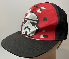 Star Wars Storm Trooper Youth Snapback Adjustable Hat Cap Black  Red