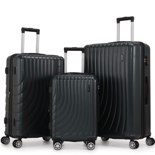 Luggage Sets 3 Piece Expandable Hard Shell Suitcase with Spinner Wheels TSA Lock - Picture 19 of 24