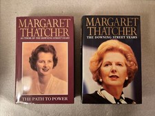 * SIGNED 1st * MARGARET THATCHER THE PATH TO POWER  & THE DOWNING STREET No Sign
