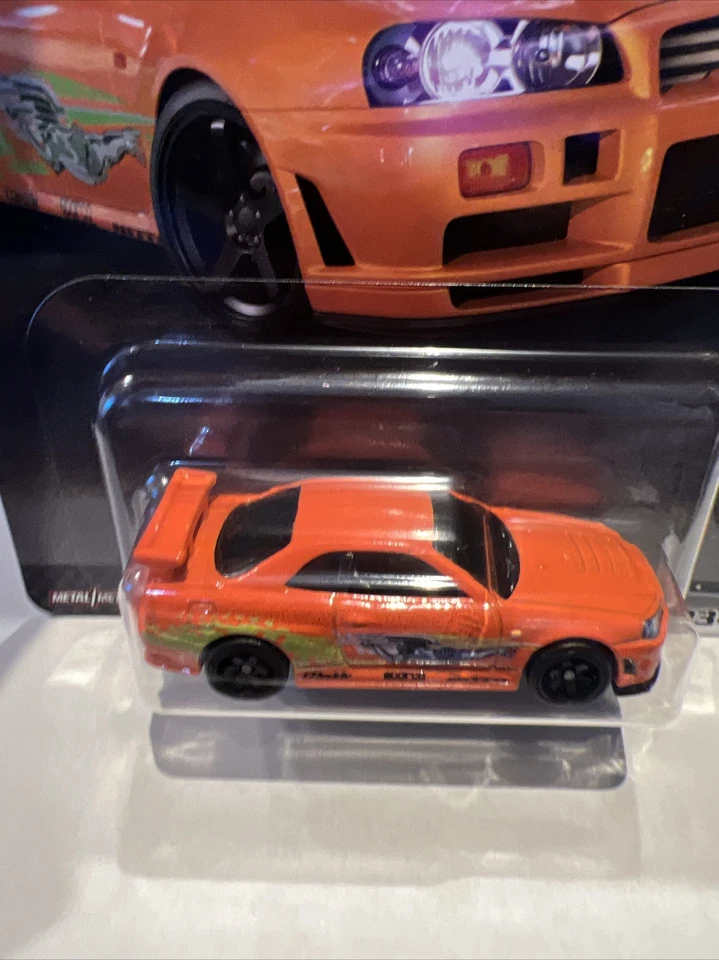 Hot Wheels - 2023 Fast & Furious Premium - Nissan Skyline GT-R BNR34 - GTR R34 - image 3 of 4