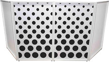 Prox XF-SDOTSX2 Set of Two Polka Dots Facade Enhancement Scrims - Black Dots on