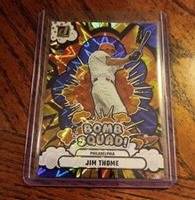 2025 Donruss Jim Thome Bomb Squad Blue Xplosion 05/49 - HOF