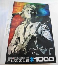 John Lennon Live in New York EuroGraphics 1000 pc. Jigsaw Puzzle complete w/ box