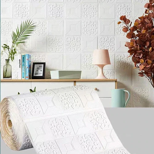 70Cm*10M 3D Brick Pattern Wall Sticker Self-Adhesive Panel Waterproof - Picture 4 of 55