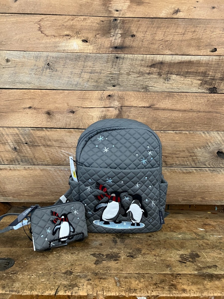 NWT - small gray backpack Vera Bradley Small Backpack in Performance Twill Cloud Gray  main image 2