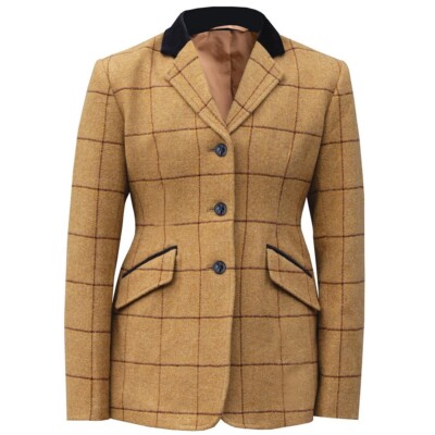 Equetech Kinder/Zofen Wheatley Deluxe Tweed Reitjacke